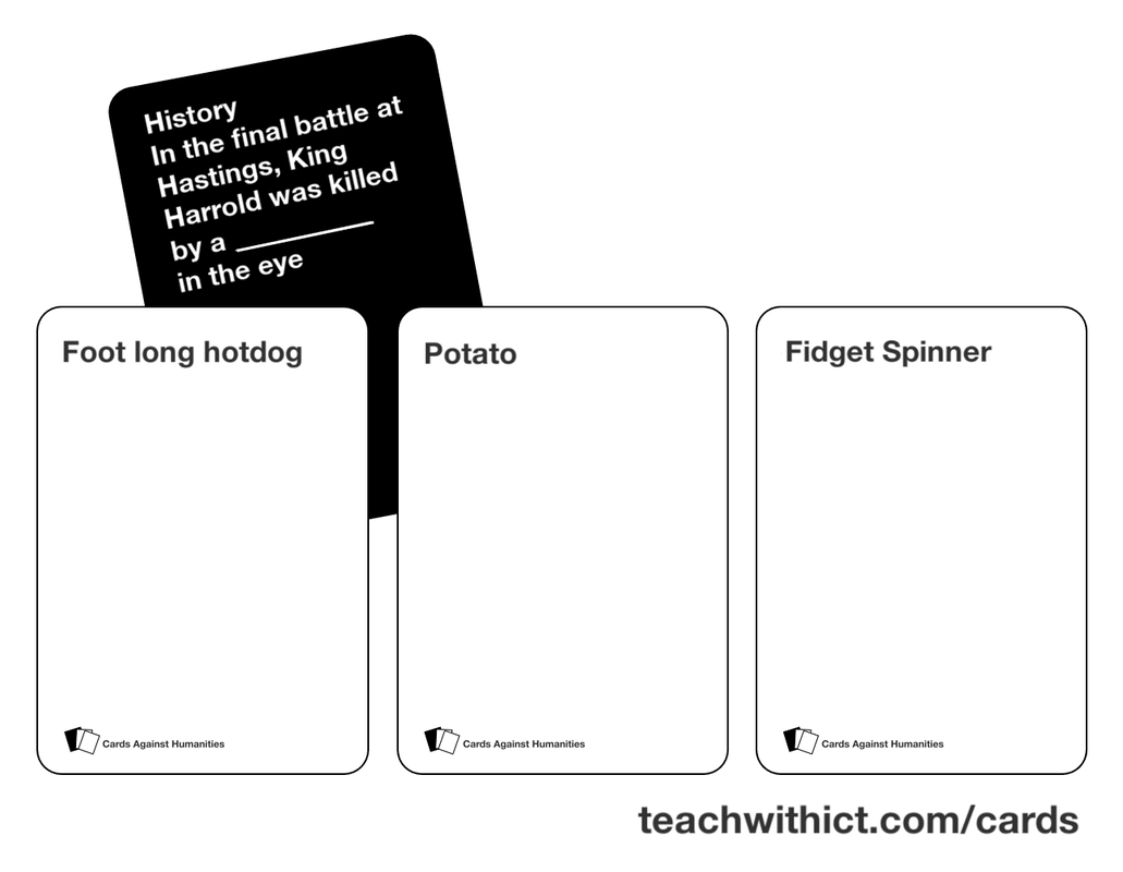 History cards against humanities