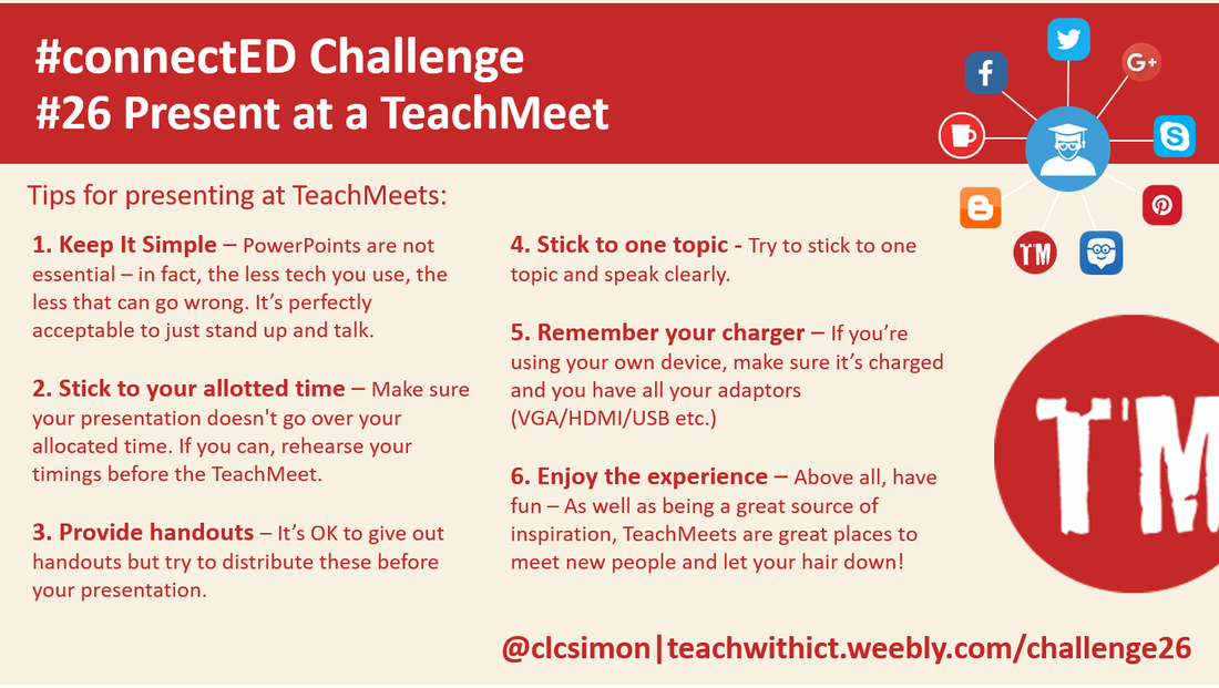 A guide to presenting at a teach meet