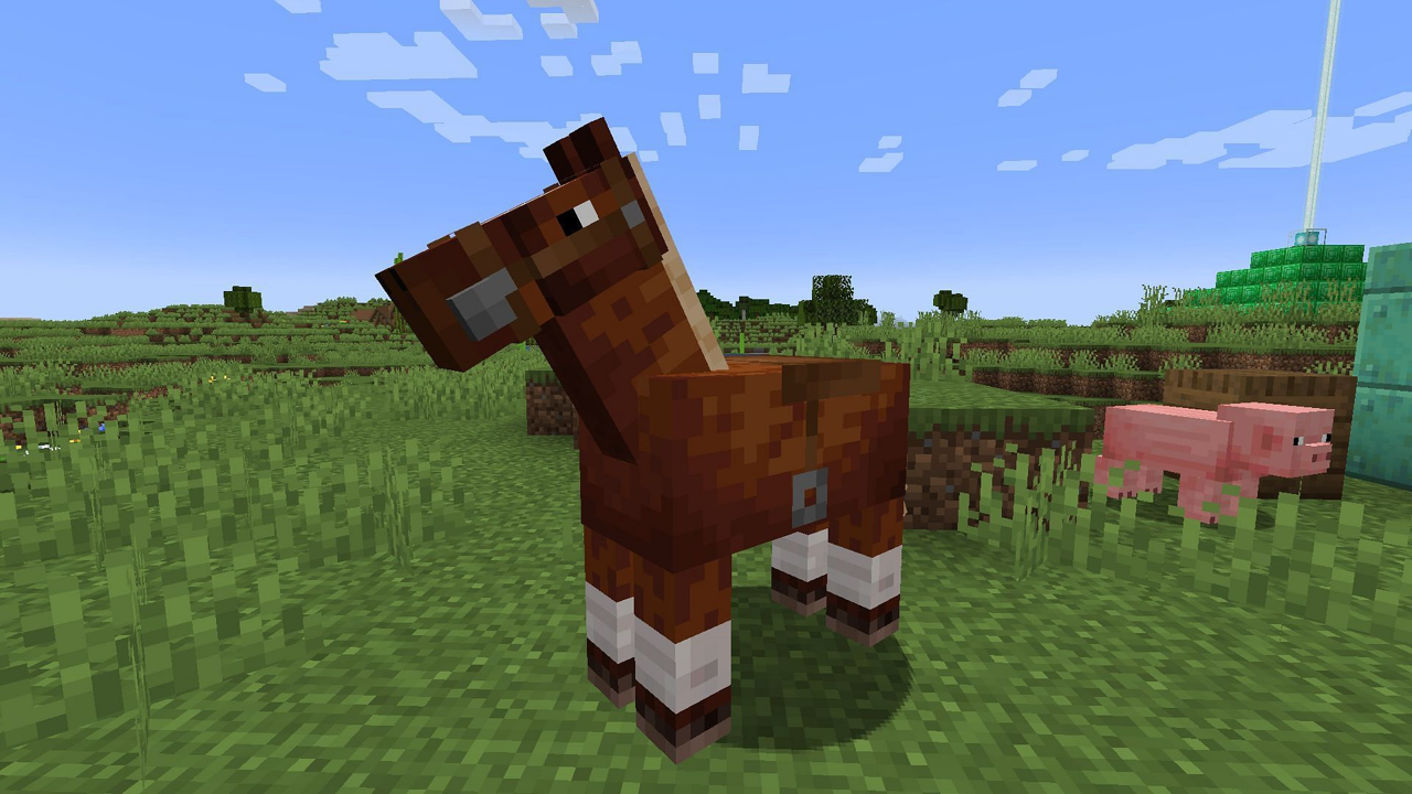 Image of a Minecraft horse